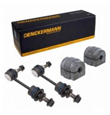 2X ŁĄCZNIK STABILIZATORA TYŁ + GUMY BMW E60 E61