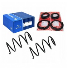 2X SPRĘŻYNA ZAWIESZENIA PRZÓD + GUMY BMW E60 E61...