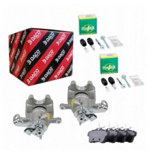 2X ZACISK HAMULCOWY TYŁ + KLOCKI PEUGEOT 308 3008...