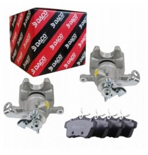 2X ZACISK HAMULCOWY TYŁ + KLOCKI PEUGEOT 308 3008...