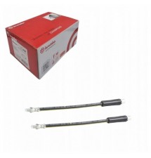 2X PRZEWÓD HAMULCOWY ELASTYCZNY TYŁ BMW E60 E61