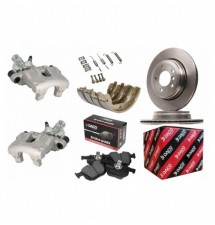 ZACISKI + TARCZE + KLOCKI + SZCZĘKI + SPRĘŻYNKI TYŁ...