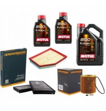 7L 5W30 MOTUL OLEJ FILTR OLEJ POWIETRZE KABINA BMW...