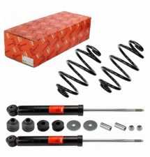 2x AMORTYZATORY SPRĘŻYNY TYLNE TYŁ ZESTAW OPEL CORSA...