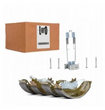 SZCZĘKI HAMULCOWE + SPRĘŻYNKI MONTAŻOWE OPEL CORSA D...