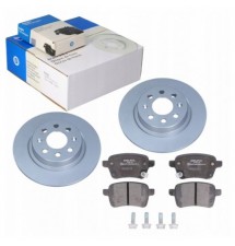 TARCZE HAMULCOWE + KLOCKI TYL OPEL CORSA E ADAM 264MM