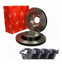 TARCZE + KLOCKI PRZÓD DO BMW 5 E60 E61 ZESTAW 324MM TRW