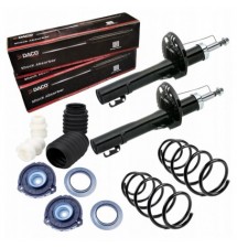 2X AMORTYZATOR OSŁONY SPRĘŻYNY PODUSZKI VW POLO IV...