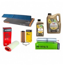 6L OLEJ 5W30 FILTRY POWIETRZE OLEJ PALIWO KABINA BMW...