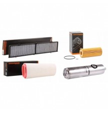 ZESTAW FILTRÓW POWIETRZE OLEJ PALIWO KABINA BMW E90...