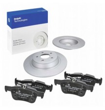TARCZE + KLOCKI HAMULCOWE TYŁ FORD MONDEO V MK5