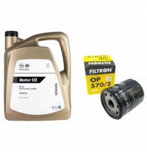 OLEJ SILNIKOWY GM OPEL 0W20 FS LL DEXOS 5L + FILTR...
