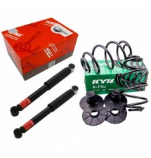 2X AMORTYZATORY SPRĘŻYNY PODKŁADKI TYŁ ASTRA III H...