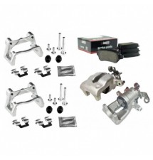 2X ZACISKI TYŁ KLOCKI JARZMA OPEL ASTRA G H MERIVA...