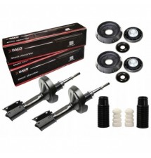 2X AMORTYZATORY PRZÓD OSŁONY ODBOJE MOCOWANIE...