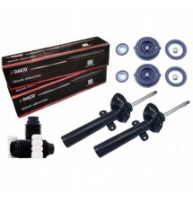 2X AMORTYZATORY OSŁONY ODBOJE MOCOWANIE PRZÓD...