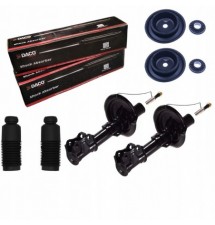 2X AMORTYZATORY PRZÓD MOCOWANIE ODBOJE OPEL AGILA B...