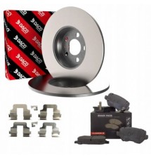 TARCZE + KLOCKI TYŁ OPEL...