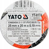 YATO TAŚMA ELEKTROIZOLACYJNA 25MMX20M CZARNA