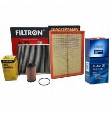 ZESTAW FILTRÓW OPEL ASTRA H 1.4 1.6 1.8 16V + OLEJ...