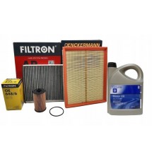 ZESTAW FILTRÓW OPEL ASTRA H 1.4 1.6 1.8 16V + OLEJ...