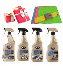 ZESTAW PREZENTOWY K2 4X KOSMETYKI MIKROFIBRY DETALING