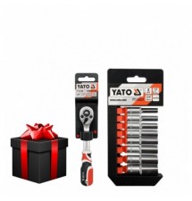 ZESTAW PREZENTOWY YATO GRZECHOTKA 1/4 + KOMPLET...