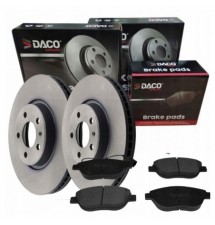 TARCZE + KLOCKI PRZÓD FIAT...