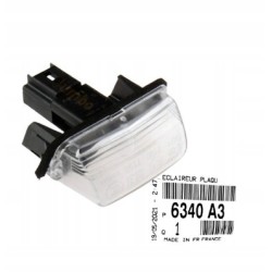 Lampka tablicy rejestracyjnej Peugeot 206 207 307 Citroen berlingo c3 c4 c5