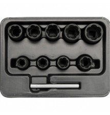 YATO ZESTAW WYKRĘTAKÓW DO ŚRUB 3/8", 10-19MM, 10 CZ