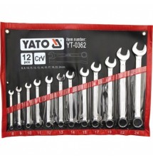 YATO KLUCZE PŁASKO-OCZKOWE 8-24 12SZT