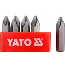 YATO KOŃCÓWKI WKRĘTAKOWE UDAROWE PH2, 5 SZT