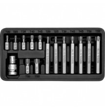 YATO KOŃCÓWKI WKRĘTAKOWE TORX, KPL. 15 SZT.