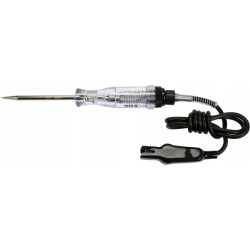 YATO SAMOCHODOWY PRÓBNIK NAPIĘCIA 6-12V, KABEL 90CM