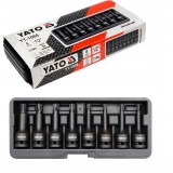 YATO ZESTAW UDAROWYCH KLUCZY TRZPIENIOWYCH RIBE, RM5-RM13, 8 CZ
