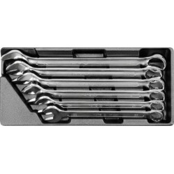 YATO WKŁAD DO SZUFLADY KLUCZE PŁASKO-OCZKOWE, 22-32MM, 6 CZ