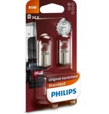 PHILIPS ŻARÓWKA R5W 24V/5W BA15S BLISTER 2SZT