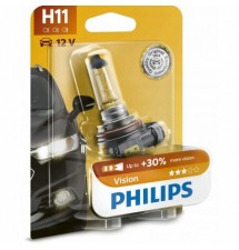 PHILIPS ŻARÓWKA H11 12V/55W +30% VISION PGJ19-2 1SZT