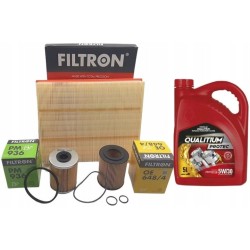 FILTRON ZESTAW FILTRÓW + OLEJ 5W30 SYNTETYK do OPEL ASTRA II G 1.7 DI DTI