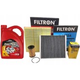 FILTRON ZESTAW FILTRÓW + OLEJ 5W30 OPEL ASTRA J IV 1.4 TURBO / 1.4 1.6 16V