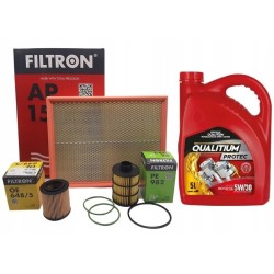 FILTRON ZESTAW FILTRÓW + OLEJ 5W30 - 5L. do OPEL SIGNUM VECTRA C 1.9CDTI