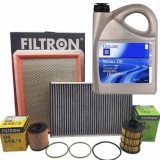 FILTRON ZESTAW FILTRÓW + OLEJ 5W30 DEXOS 2 GM do OPEL ASTRA 3 III H 1.9CDTI