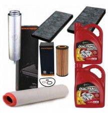 ZESTAW FILTRÓW + 10L OLEJU...