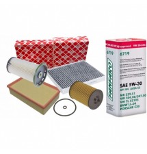 ZESTAW FILTRÓW OLEJ 5W30 VW...