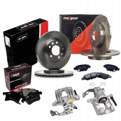 TARCZE 280MM PRZÓD TYŁ 264MM + KLOCKI + ZACISKI OPEL ZAFIRA A ASTRA G BOSCH