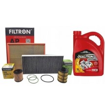ZESTAW FILTRÓW + OLEJ 5W30...