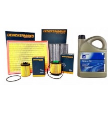 ZESTAW FILTRÓW + OLEJ 5W30...