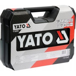 YATO ZESTAW NARZĘDZIOWY 1/4" I 1/2" KPL 108 SZT