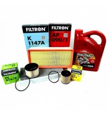 OLEJ 5W30 + ZESTAW FILTRÓW...