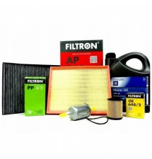 5L OLEJ GM + ZESTAW FILTRÓW...